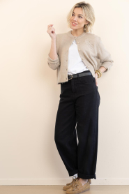 Dante6 |  Alpaca cardigan Erin | taupe | Picture 3