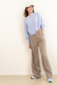 Dante6 :  Alpaca sweater Montre | blue - img4