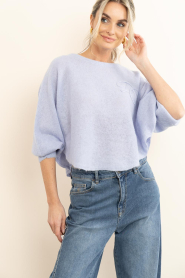 Dante6 :  Alpaca sweater Montre | blue - img5