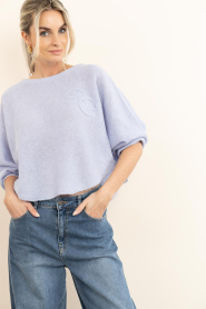 Dante6 :  Alpaca sweater Montre | blue - img7