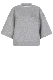 Dante6 |  Sweater with logo Fallon | grey | Picture 1