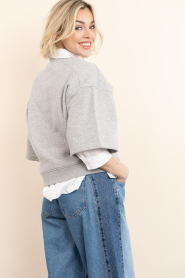 Dante6 |  Sweater with logo Fallon | grey | Picture 7