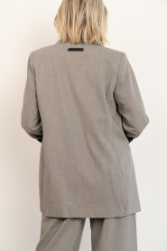 Haute L'Amitié :  Double breasted blazer Nicole | beige - img9