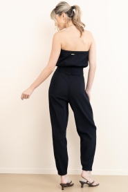 Lola Casademunt |  Strapless jumpsuit with beads Valencia | black | Picture 8