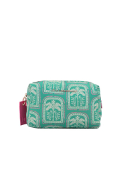 Lola Casademunt |  Toiletry bag with print Girona | green | Picture 1