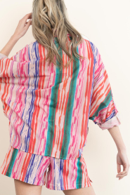 Lola Casademunt |  Striped lurex blouse Rosa | multi | Picture 8