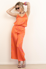 Lola Casademunt |  Wide leg pants with print Naranja | pink | Picture 2