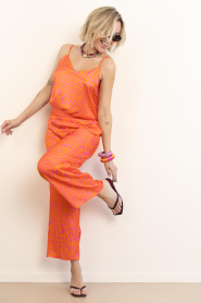 Lola Casademunt |  Wide leg pants with print Naranja | pink | Picture 3