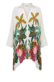 Lola Casademunt |  Blouse with print Palmeras | multi | Picture 1