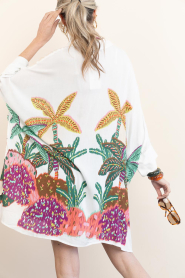 Lola Casademunt |  Blouse with print Palmeras | multi | Picture 8