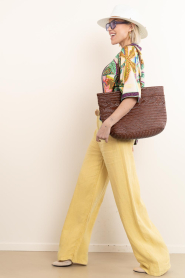 Lola Casademunt |  Kimono with print and beads Palmeras | multi | Picture 4