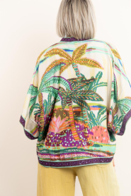 Lola Casademunt |  Kimono with print and beads Palmeras | multi | Picture 8