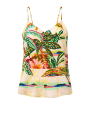 Lola Casademunt |  Top with print Palmeras | multi | Picture 1