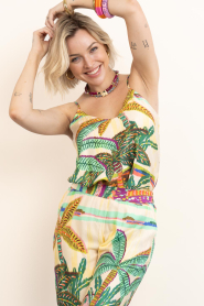 Lola Casademunt |  Top with print Palmeras | multi | Picture 2