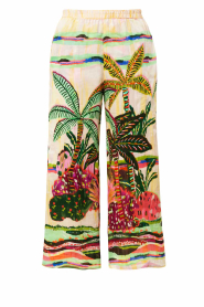 Lola Casademunt |  Pants with print Palmeras | multi | Picture 1