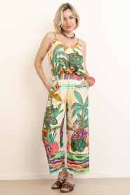 Lola Casademunt |  Pants with print Palmeras | multi | Picture 3
