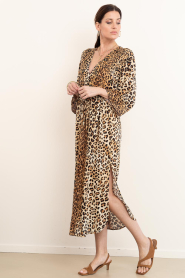 Lola Casademunt :  Maxi dress with print Club Leo | animal print - img5