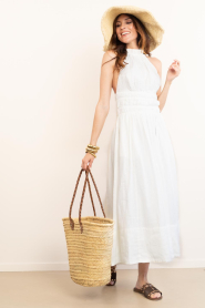 Lola Casademunt :  Raffia sun hat Palma | natural - img3