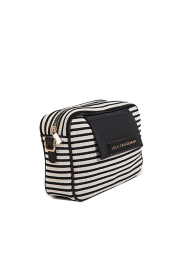 Lola Casademunt |  Crossbody with breton stripes Andalucia  | black | Picture 1