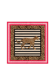 Lola Casademunt |  Scarf with print Club Leo | black | Picture 1
