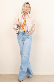 Lola Casademunt |  Scarf with print Salou | pink | Picture 5