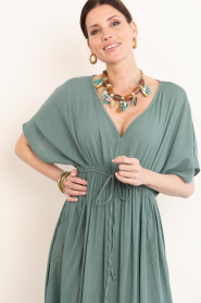 Lola Casademunt |  Statement charm necklace Tropical | green | Picture 4