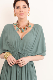 Lola Casademunt |  Statement charm necklace Tropical | green | Picture 2