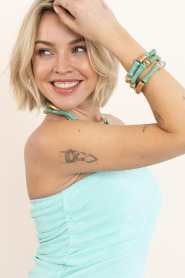 Lola Casademunt :  Bracelet set Pinto | green - img2