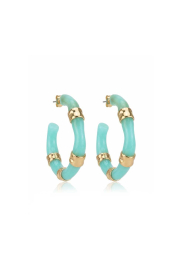 Lola Casademunt |  Earrings Bamboo | green