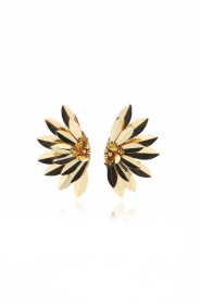 Lola Casademunt |  Statement earrings Tropical | gold | Picture 1