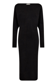 Co'Couture |  Stretch midi dress Row | black | Picture 1
