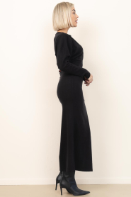 Co'Couture |  Stretch midi dress Row | black | Picture 6