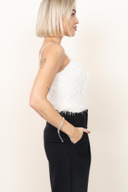 Co'Couture |  Top with fringes Gonzo | natural | Picture 5