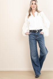 Co'Couture :  Mid waist stretch jeans Rumi | blue - img6