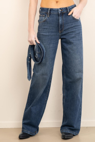 Co'Couture :  Mid waist stretch jeans Rumi | blue - img8