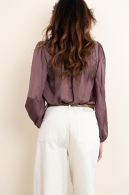 ba&sh :  Satin blouse Cesira | brown - img7