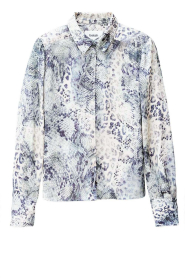 ba&sh |  Blouse with print Cornelia | blue