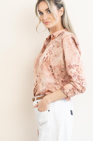 ba&sh |  Blouse with print Cornelia | pink | Picture 8