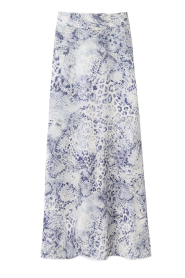 ba&sh |  Maxi skirt with print Ciria | blue | Picture 1