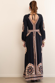 ba&sh |  Maxi dress with embroidery Vera | blue | Picture 8