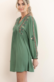 ba&sh :  Dress with embroidery Telma | green - img9
