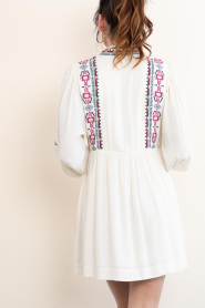 ba&sh :  Dress with embroidery Telma | natural - img9