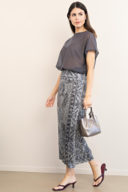 ba&sh |  Maxi skirt with sequins Silvia | black | Picture 3