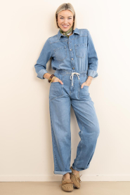 ba&sh |  Denim jumpsuit Myrella | blue | Picture 5