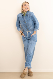 ba&sh |  Denim jumpsuit Myrella | blue | Picture 6