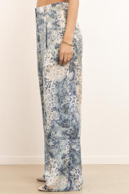 ba&sh |  Pants with print Carrina | blue | Picture 6