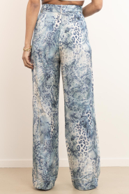 ba&sh |  Pants with print Carrina | blue | Picture 7