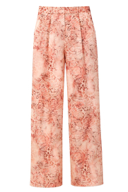 ba&sh |  Pants with print Carrina | pink
