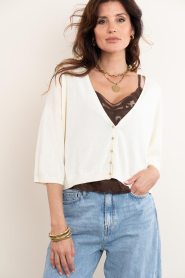 ba&sh |  Sweater with button detail Braha | natural | Picture 2