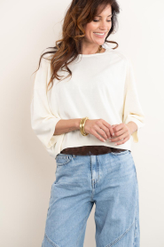 ba&sh |  Sweater with button detail Braha | natural | Picture 7